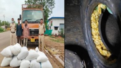 CG Ganja Smuggling: From sacks of salt to truck tires—smugglers' 'filmy' tactics foiled; cannabis worth ₹2.40 crore seized, 4 arrested.