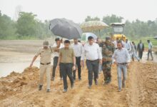 Bridge Inspection: Even the rain couldn't stop the Collector...! Leaving the car behind, he walked through the mud to reach a village 100 km away.