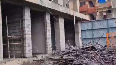 Vrindavan Mall Accident: Major accident at under-construction mall; 3 workers killed and a fourth critically injured after shuttering collapses... Watch video.