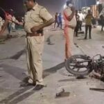 Balrampur Road Accident: Speeding truck hits motorcycle; Police Constable Ramgopal, returning from duty, dies on the spot.