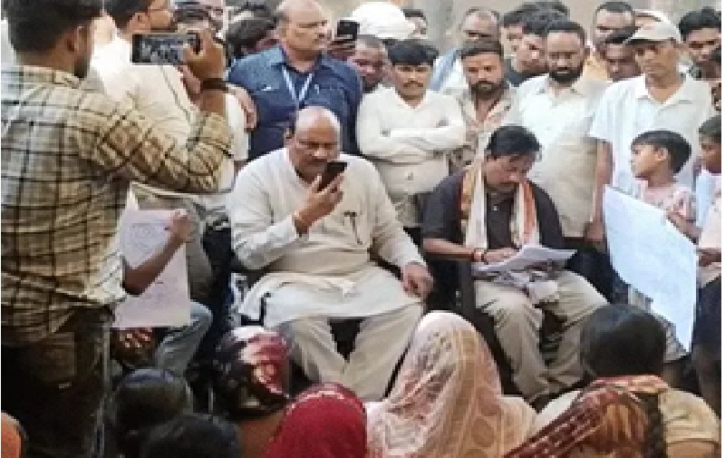 Congress Satyagraha: Congress holds Satyagraha in Korba over the 'purification' of the Haldwani stage...! Jaisingh Agrawal calls it an insult to the Dalit community.
