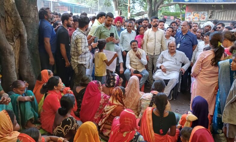 Liquor Shop: Uproar over a new liquor shop in Korba...! Jaisingh Agrawal arrived in support of the villagers... declared, "We will not let it open at any cost."
