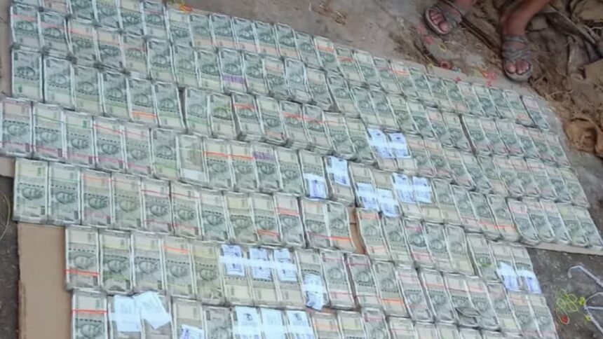 Khair Wood Case: The racket involving 23.35 tonnes of Khair wood and a forged NOC! ₹81 lakh in cash found at the accused's home; police have seized it.