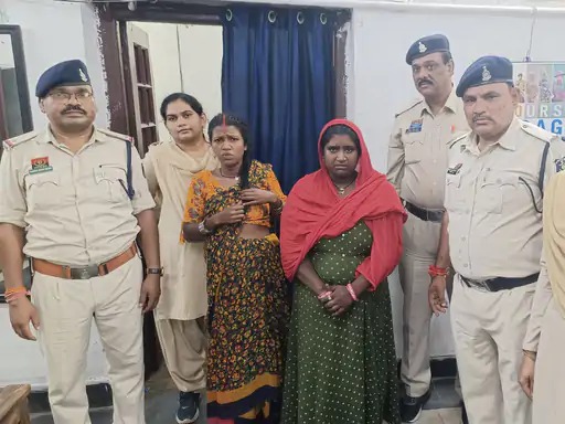 Bilaspur News, Bilaspur GRP, train theft, female thief arrested, female gang involved in train thefts, GRP Bilaspur, gold jewelry worth ₹5.40 lakh, Ambikapur-Shahdol Express, female passenger's jewelry stolen, train theft in Chhattisgarh.