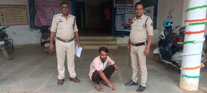 Allegation of Rape: 24-year-old man arrested for allegedly raping a young woman after befriending her on Instagram and promising marriage; case from the Pusaur police station area of ​​Raigarh.