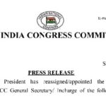 Congress New Appointments