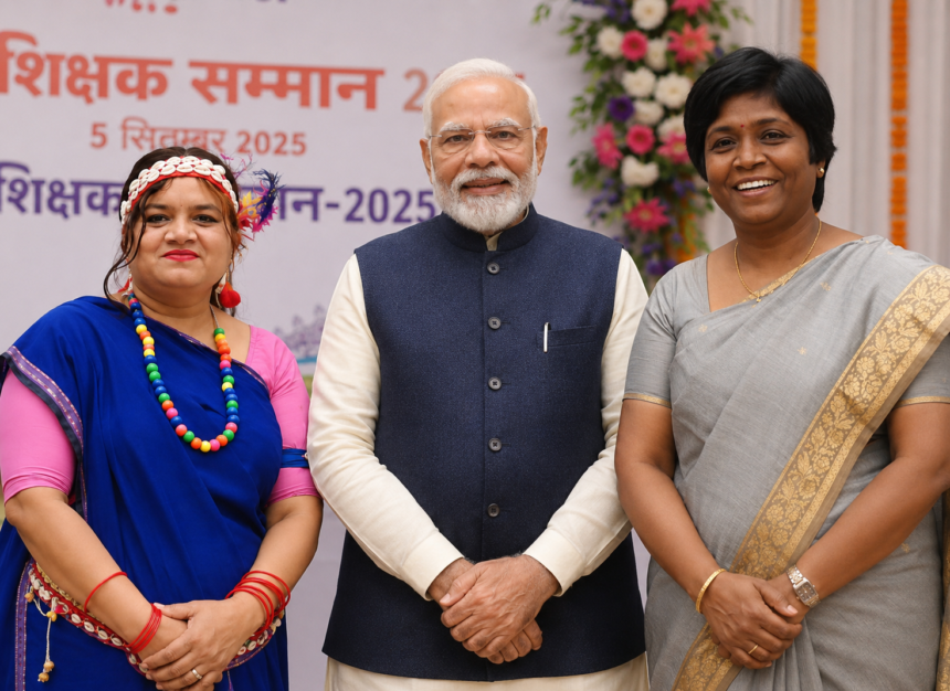 Teachers' Day 2026: PM Modi interacted with 48 teachers and made significant remarks regarding screen time and children's behavior; Sunita Yadav from Chhattisgarh was also among them.