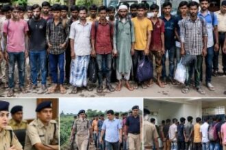 Bangladeshis in Bilaspur: 23 suspected Bangladeshis detained; STF sends them to Raipur detention center; documents to be verified.