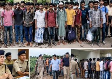 Bangladeshis in Bilaspur: 23 suspected Bangladeshis detained; STF sends them to Raipur detention center; documents to be verified.